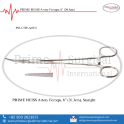 PRIME HEISS Artery Forceps, 8” (20.3cm)