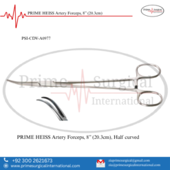 PRIME HEISS Artery Forceps, 8” (20.3cm)