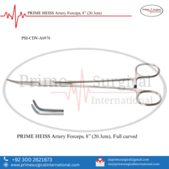 PRIME HEISS Artery Forceps, 8” (20.3cm)