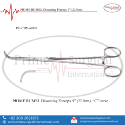 PRIME RUMEL Dissecting Forceps, 9” (22.9cm)