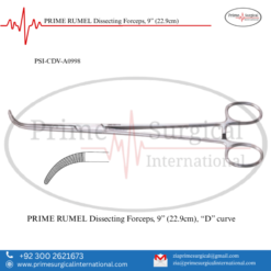 PRIME RUMEL Dissecting Forceps, 9” (22.9cm)