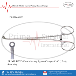 PRIME JAVID Carotid Artery Bypass Clamps