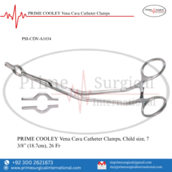PRIME COOLEY Vena Cava Catheter Clamps