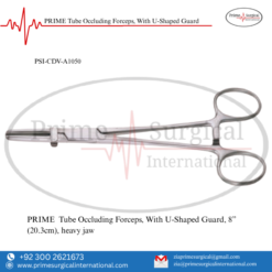 PRIME Tube Occluding Forceps, With U-Shaped Guard