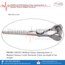 PRIME COOLEY Bulldog Clamps, Adjusting Screw to Regulate Tension, Cooley Serrations
