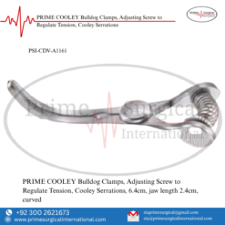 PRIME COOLEY Bulldog Clamps, Adjusting Screw to Regulate Tension, Cooley Serrations