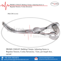 PRIME COOLEY Bulldog Clamps, Adjusting Screw to Regulate Tension, Cooley Serrations