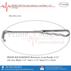 PRIME RICHARDSON Retractors, Loop Handle, 9 1/2” (24.1cm)