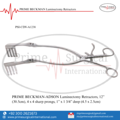 PRIME BECKMAN-ADSON Laminectomy Retractors, 12” (30.5cm)