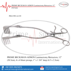 PRIME BECKMAN-ADSON Laminectomy Retractors, 12” (30.5cm)