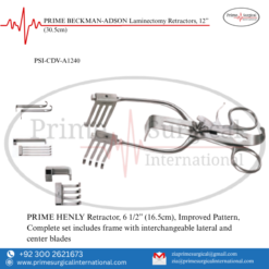 PRIME HENLY Retractor, 6 1/2” (16.5cm), Improved Pattern