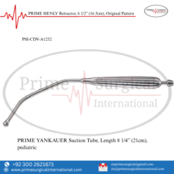 PRIME YANKAUER Suction Tube