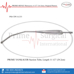 PRIME YANKAUER Suction Tube