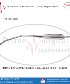 PRIME YANKAUER Suction Tube