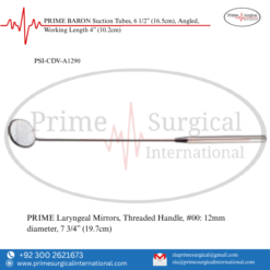PRIME Laryngeal Mirrors, Threaded Handle