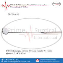 PRIME Laryngeal Mirrors, Threaded Handle