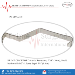 PRIME CRAWFORD Aortic Retractors, 7 7/8” (20cm)