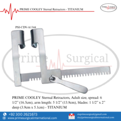 PRIME COOLEY Sternal Retractors - TITANIUM