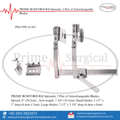 PRIME BURFORD Rib Spreader, 2 Pair of Interchangeable Blades