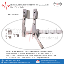 PRIME BURFORD-FINOCHIETTO Rib Spreader, Child Size, 2 Pair of Blades