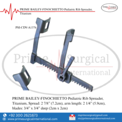 PRIME BAILEY-FINOCHIETTO Pediatric Rib Spreader, Titanium