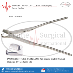 PRIME BETHUNE-CORYLLOS Rib Shears, Slightly Curved Handles