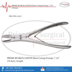 PRIME RUSKIN-LISTON Bone Cutting Forceps, 7 1/4” (18.4cm)