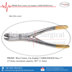 PRIME Wire Cutters, Up-Angled, CARB-EDGED Jaws