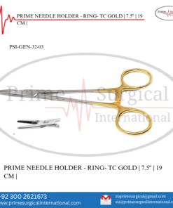 NEEDLE HOLDER - RING- TC GOLD | 7.5" | 19 CM |