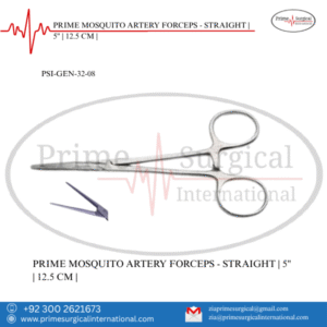 MOSQUITO ARTERY FORCEPS - STRAIGHT | 5" | 12.5 CM |