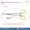 NEEDLE HOLDER - TC GOLD- 6"- 15 CM