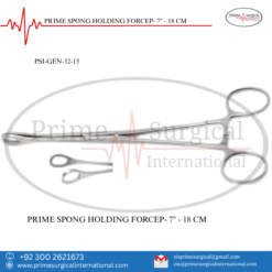 SPONG HOLDING FORCEP- 7" - 18 CM