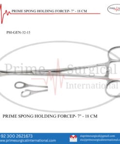 SPONG HOLDING FORCEP- 7" - 18 CM