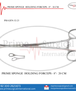 SPONGE  HOLDING FORCEPS - 8"-  20 CM