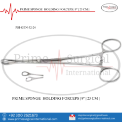 SPONGE  HOLDING FORCEPS | 9" | 23 CM |