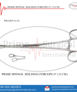 SPONGE  HOLDING FORCEPS | 9" | 23 CM |