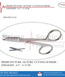 STUTURE / SUTURE  CUTTING SCISSOR - STRAIGHT - 4.5" - 11.5 CM