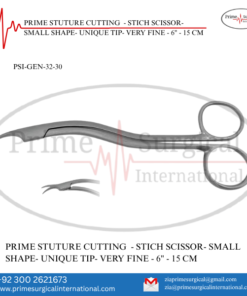 STUTURE CUTTING  - STICH SCISSOR- SMALL SHAPE- UNIQUE TIP- VERY FINE - 6" - 15 CM