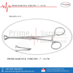 BABCOCK  FORCEPS - 7" - 18 CM