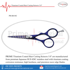 Titanium Coated Hair Cutting Scissors 5.0" – Titanium Coated | PRIME Surgical International