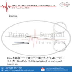 PRIME MOSQUITO ARTERY FORCEPS - STRAIGHT | 5" | 12.5 CM |