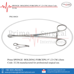 PRIME SPONGE HOLDING FORCEPS | 9" | 23 CM |
