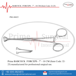 PRIME BABCOCK FORCEPS - 7" - 18 CM