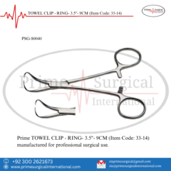 PRIME TOWEL CLIP - RING- 3.5"- 9CM