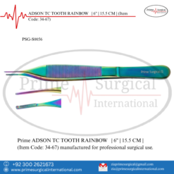 PRIME ADSON TC TOOTH RAINBOW | 6" | 15.5 CM |