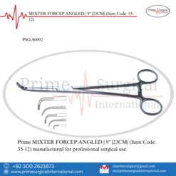 PRIME MIXTER FORCEP ANGLED | 9" |23CM|
