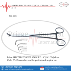 PRIME MIXTER FORCEP ANGLED | 8" |20.5 CM|