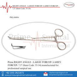 PRIME RIGHT ANGLE - LAHAY FORCEP- LAHEY FORCEP- FINAL APPROVED BY LNH 7.5"