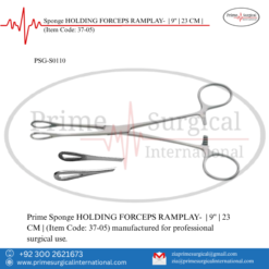 PRIME Sponge HOLDING FORCEPS RAMPLAY- | 9" | 23 CM |