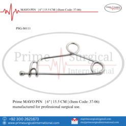 PRIME MAYO PIN | 6" | 15.5 CM |